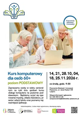 Komputer przestaje być zagadką. W Piasecznie rusza kurs dla osób 60+