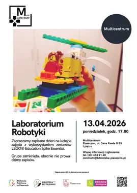 LEGO i kodowanie wracają do Multicentrum - zamknięte zajęcia dla uczestników