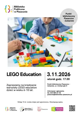 Z książką i klockami - LEGO Education wraca do Julianowa