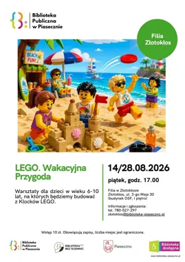 Wakacyjna przygoda z LEGO czeka na dzieci w Złotokłosie