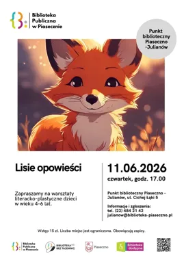 Lisek Józek wraca do Piaseczna. Biblioteka szykuje bajkowe popołudnie