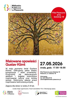Klimt dla najmłodszych - złoto, wzory i dziecięca wyobraźnia