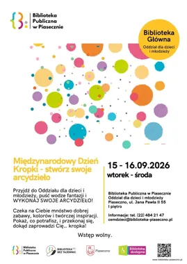 Kropka rusza wyobraźnię. W Piasecznie dzieci stworzą własne arcydzieła