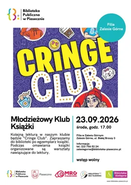 W Zalesiu Górnym młodzi czytelnicy wchodzą do „Cringe Club”