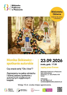 Olo i Awa w Piasecznie - spotkanie z Moniką Skikiewicz