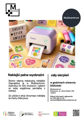 W Piasecznie zaprojektujesz naklejkę, wydrukujesz ją i zabierzesz do domu