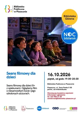 Kot, wyszkolone szczury i filmowy wieczór w Piasecznie
