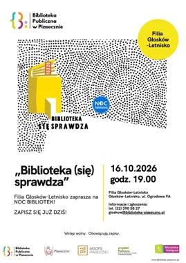 Noc Bibliotek w Głoskowie-Letnisku połączy komiks, LEGO i kino