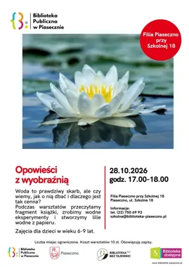 Woda, eksperymenty i papierowe lilie - październik w bibliotece