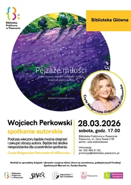 Wieczór poezji i obrazów - "Pejzaże miłości" zawita do Biblioteki w Piasecznie