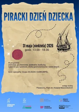 Piracki Dzień Dziecka w Piasecznie - park zamieni się w rodzinną przygodę