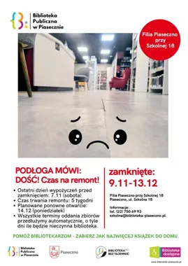 Książkowy zapas przed remontem. Filia przy Szkolnej zamyka drzwi