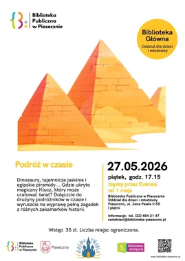 Podróż w czasie w Piasecznie - dzieci ruszą po magiczny Klucz