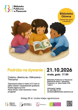 Podróże na dywanie w Piasecznie - jesienna przygoda dla małych odkrywców