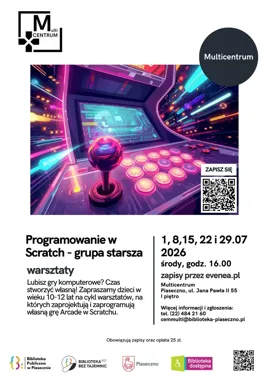 Scratch w wakacje w Piasecznie - dzieci zbudują kosmiczną grę