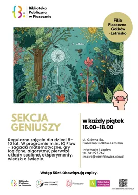 W Piasecznie dzieci rozłożą zagadki na czynniki pierwsze. Wraca Sekcja Geniuszy