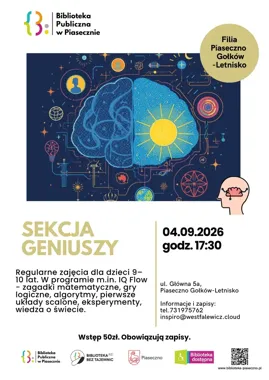 Matematyka, mikroskopy i leśne tropy - rusza Sekcja Geniuszy w Piasecznie