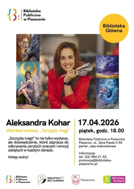 Szczypta magii w Piasecznie - malarstwo Aleksandry Kohar zaprasza.