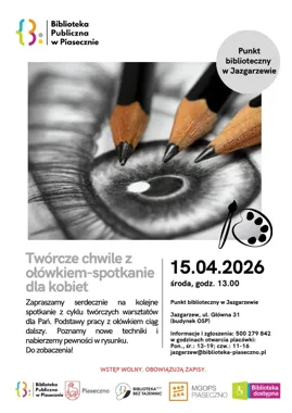 Ołówek, spokój i kobieca energia - warsztaty wracają do Jazgarzewa