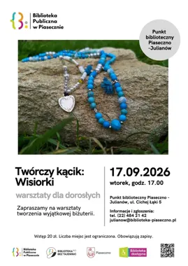 Koraliki, wyobraźnia i własny styl - biblioteka zaprasza dorosłych