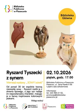 Sowy z lipowego drewna zajmą Bibliotekę Publiczną w Piasecznie