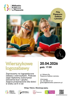 Wierszyki, rymy i ćwiczenie buzi - biblioteka zaprasza maluchy