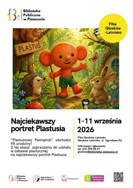 Plastuś wraca do Piaseczna - dzieci stworzą jego najciekawsze portrety