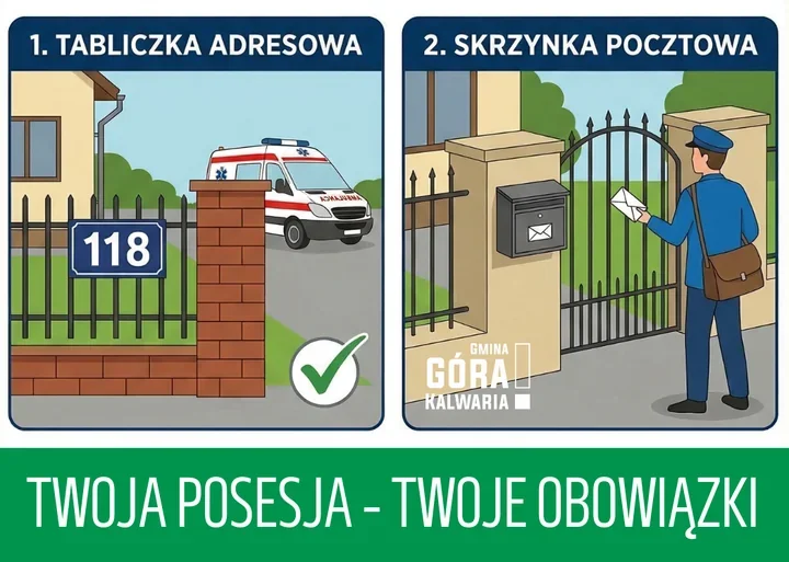 Numer na furtce i skrzynka na listy – prosty obowiązek, który może uratować czas i zdrowie