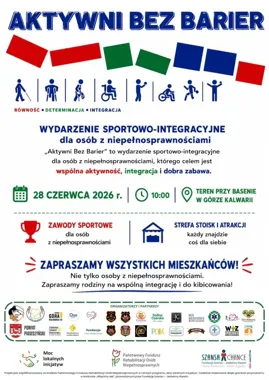 Sport i integracja przy basenie. W Górze Kalwarii rusza wydarzenie bez barier
