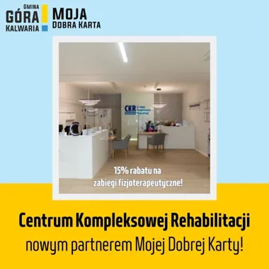 Moja Dobra Karta z nowym rabatem. 15 proc. na fizjoterapię