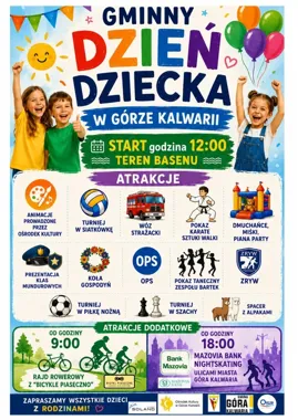 Przy basenie w Górze Kalwarii szykuje się wielki Dzień Dziecka pełen atrakcji