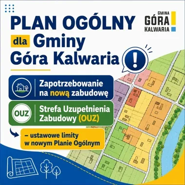 Plan ogólny ograniczy nowe domy. Działka poza OUZ bez WZ