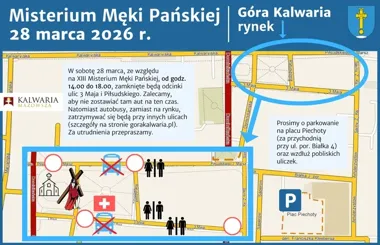 Misterium zamknie centrum i przestawi autobusy w Górze Kalwarii