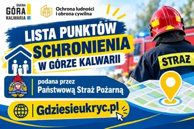 Sześć punktów schronienia w Górze Kalwarii. Są już znane adresy