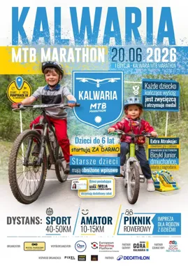 Pierwszy kalwaryjski maraton MTB łączy sport i rodzinny piknik