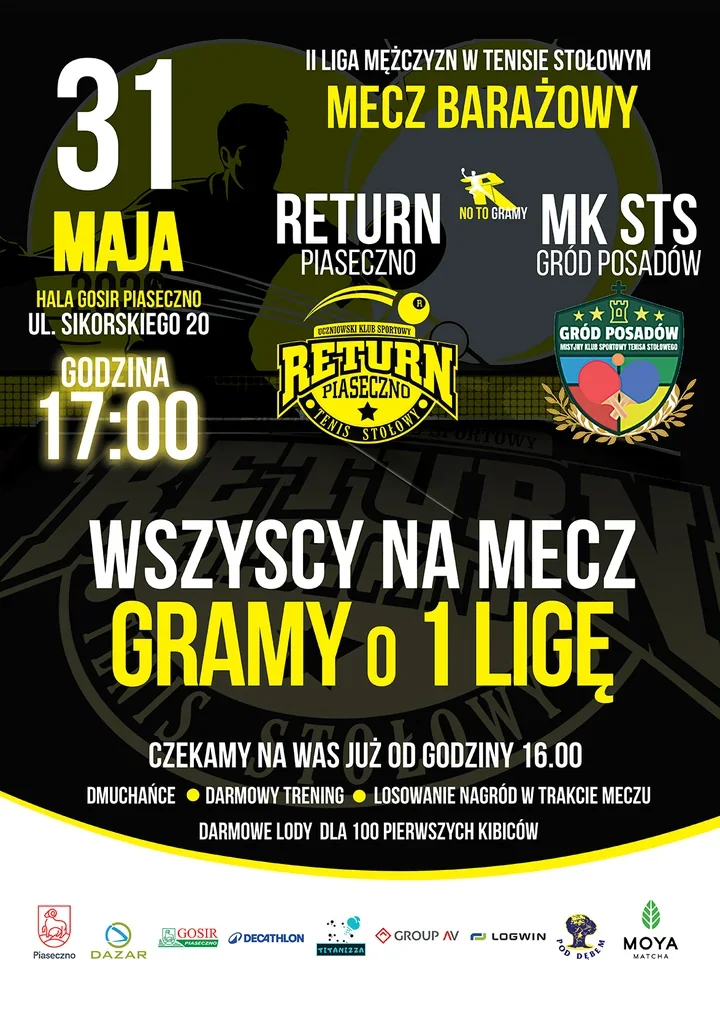Piaseczyński awans wisi na włosku. Rewanż w hali GOSiR przyciąga kibiców