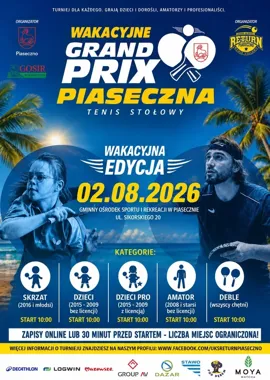Piaseczno wybiera pięć kategorii. Wakacyjne Grand Prix przy stołach