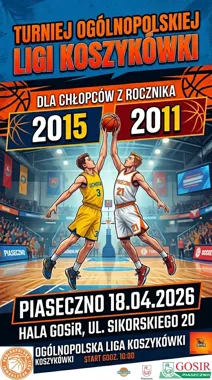 Młodzi koszykarze w Piasecznie zagrają o emocje większe niż medale