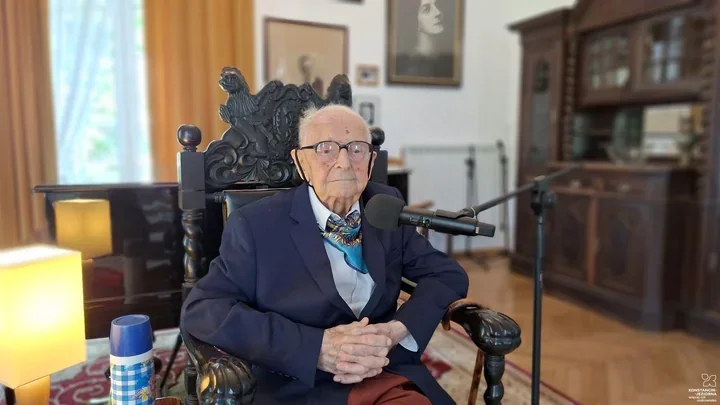 103. urodziny płk. Jana Chojnackiego. Wciąż tworzy i zachwyca energią