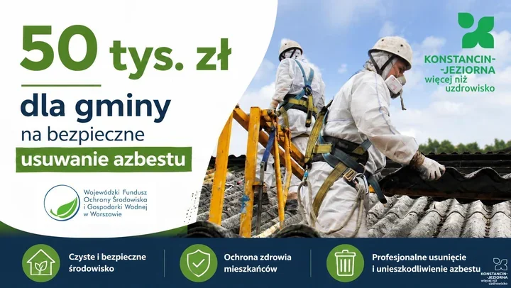 50 tys. zł na azbest. W gminie trwa nabór dla właścicieli posesji