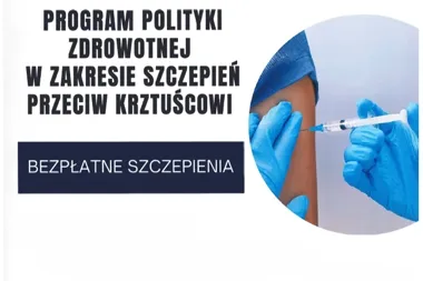 Dorośli mogą zaszczepić się bez opłat. Program obejmuje krztusiec