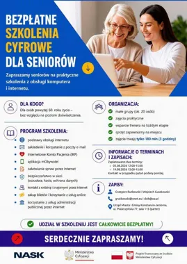 Internet bez tajemnic dla seniorów. Trwają zapisy w Konstancinie-Jeziornie