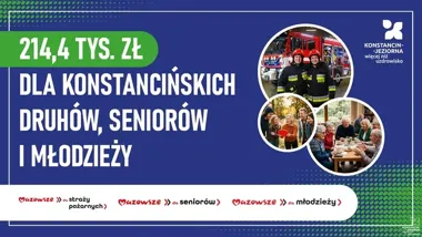 Mazowsze dopłaci do strażaków i seniorów. Młodzież też dostała wsparcie