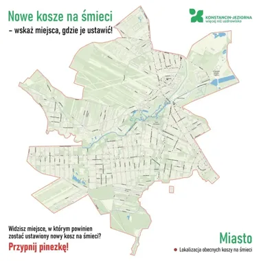 Mieszkańcy wskażą miejsca na nowe kosze. Gmina sprawdzi każdą propozycję