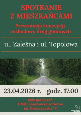 Borowina czeka na projekt rozbudowy Zaleśnej i Topolowej