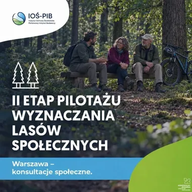 Wolne miejsca na spotkania o lasach społecznych wokół Warszawy