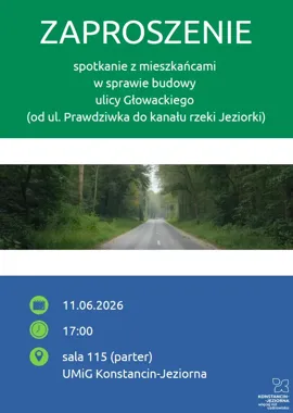 Nowa ulica Bartosza Głowackiego. Mieszkańcy zobaczą pierwszą koncepcję