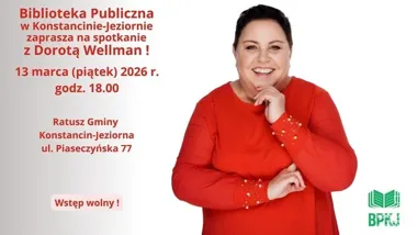 Dorota Wellman opowie o mediach, książkach i hejcie – wieczór w ratuszu