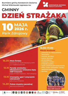 Strażackie święto w Parku Zdrojowym. Parada otworzy dzień pełen atrakcji