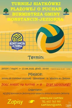 Osiem miejsc i puchar burmistrza. Turniej siatkówki plażowej w Bielawie